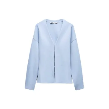 ZARA Knitwear Women's Light Blue