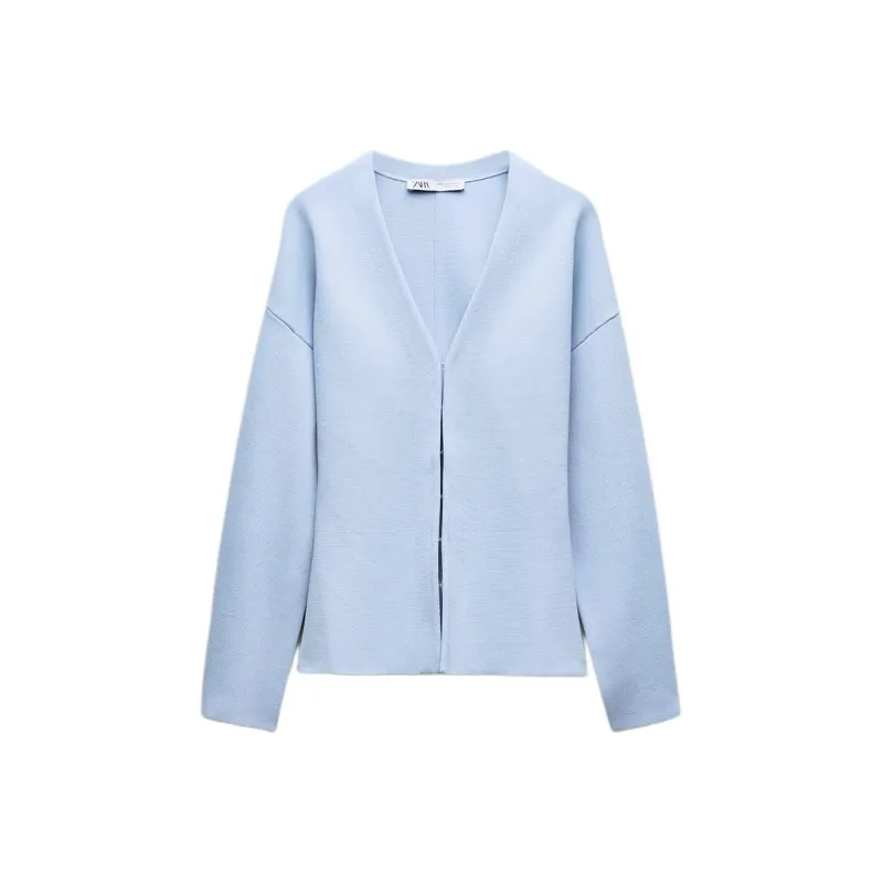 ZARA Knitwear Women's Light Blue-0