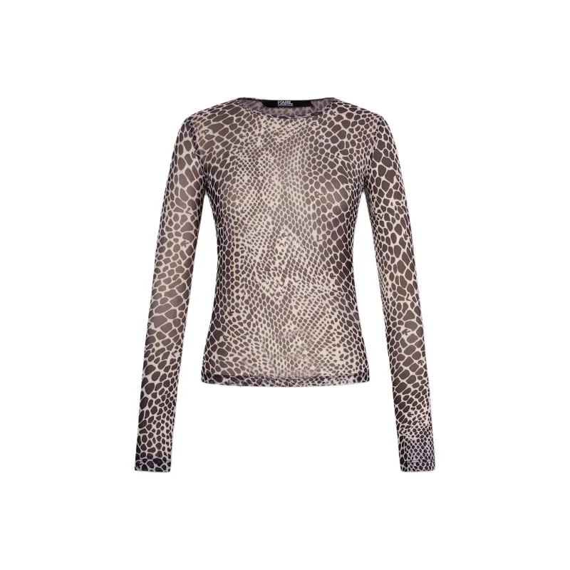KARL LAGERFELD SS25 Knitwear Women's Black White-0