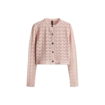 H&M Knitwear Women's Light Gray Pink