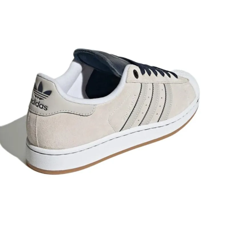 Adidas Originals Superstar 2 Anti Slip Wear Resistant Low Top Skateboard Shoes Unisex White-4