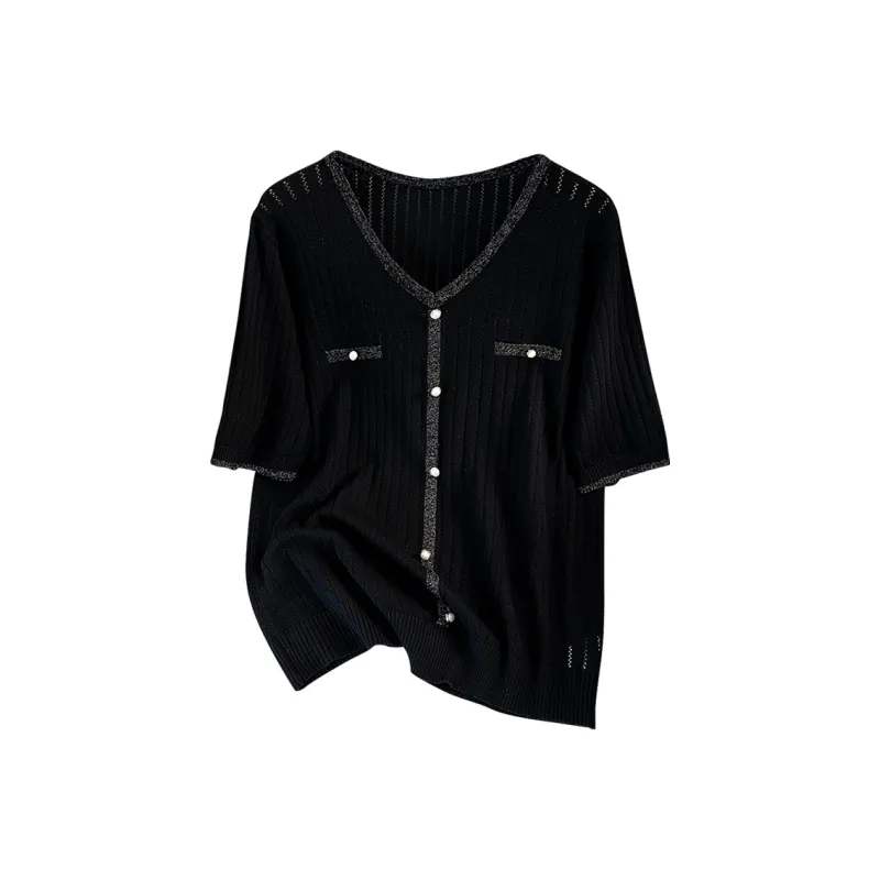 Cypress House Knitwear Women's Black-0