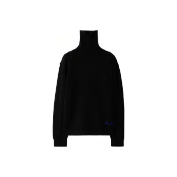 Burberry Wool Knit Turtleneck 'Black'