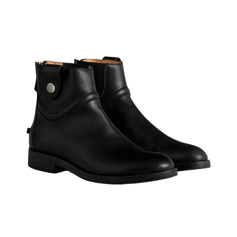 HERMES Nedji Ankle Boots Women's Black-1