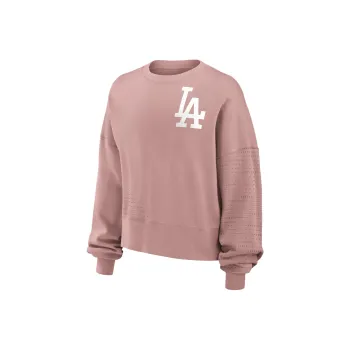 Nike MLB Collaboration Sweatshirt Los Angeles Dodgers Women's Pink