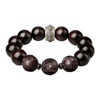 Moonstone Edge Rosewood Bracelets Men's
