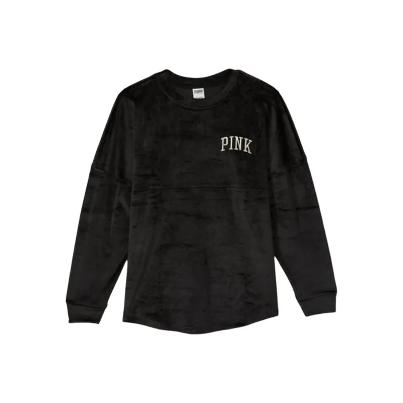 Victoria's Secret PINK Sweatshirt Women's Black-0