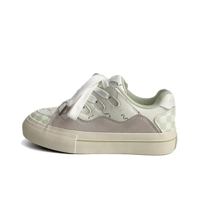 Than Than Me Slip Resistant Low Top Skateboard Shoes Women's-4