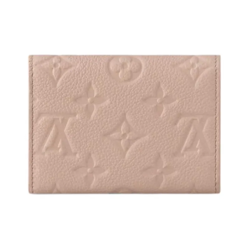 LOUIS VUITTON Rosalie Cow Leather Wallet Women's Sand-2
