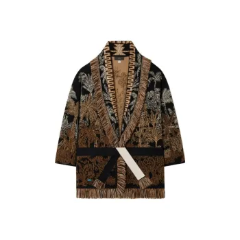 Alanui Jungle Toile De Jouy Long Sleeved Cardigan