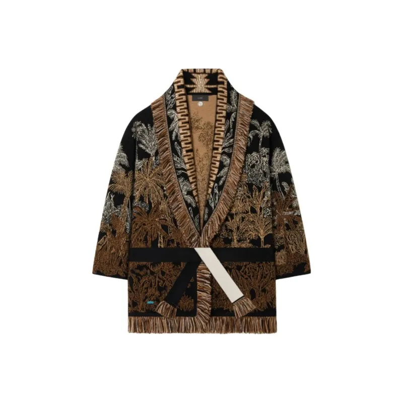 Alanui Jungle Toile De Jouy Long Sleeved Cardigan-0