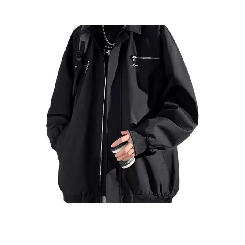 PLUSONEONE+ Casual Coat Loose Fit Versatile Unisex-0