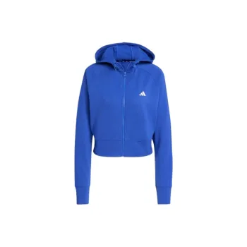 Adidas Free Shipping With AdiClub Aeroready Game And Go Full-Zip Hooded Fleece Jacket