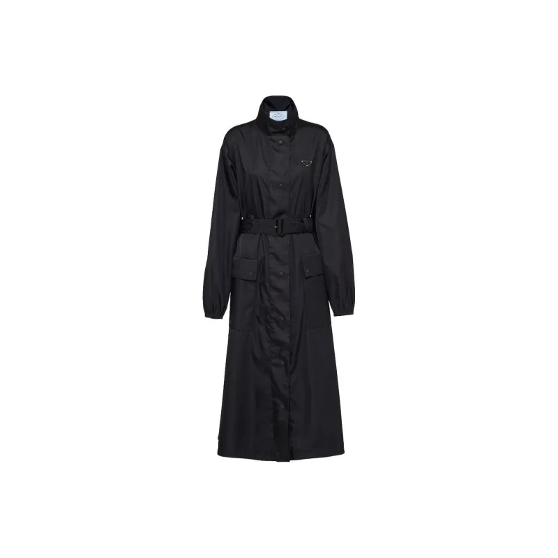 PRADA Re Nylon Logo print Raincoat-0