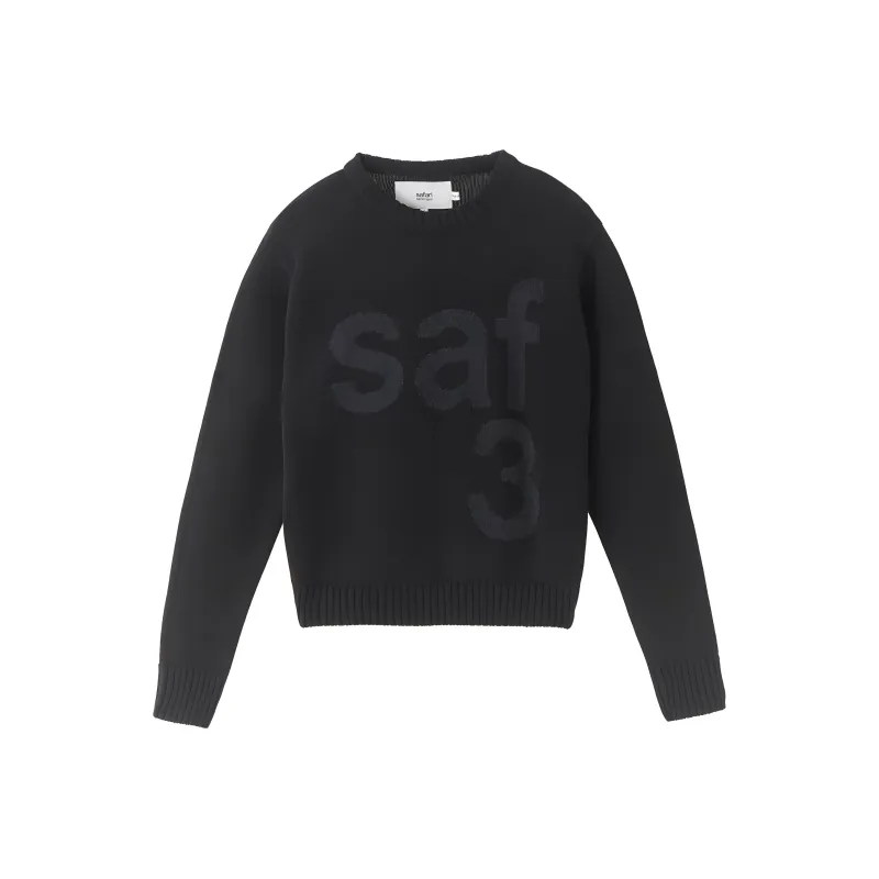 Safarispot 1/2 BASIC SAFARI KNIT Knitwear Women's BLACK/Black-0