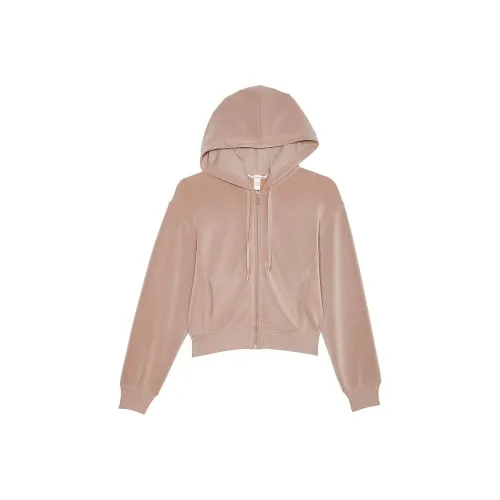 Victoria's Secret CloudKnit Full-Zip Hoodie/Bare Taupe Sweatshirt Women's Nude Taupe