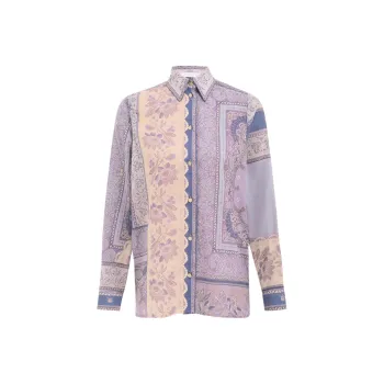 Zimmermann SS25 Shirt Women's Blue