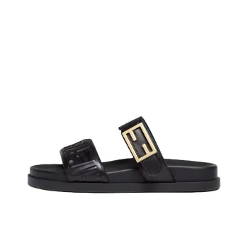 FENDI Feel Slide Slippers Women's Black