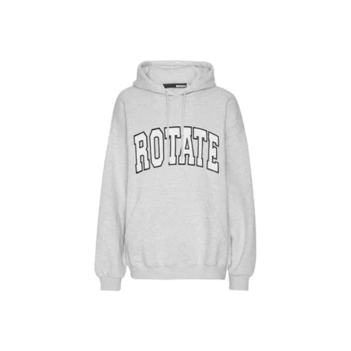 Rotate Logo embroidered Hoodie