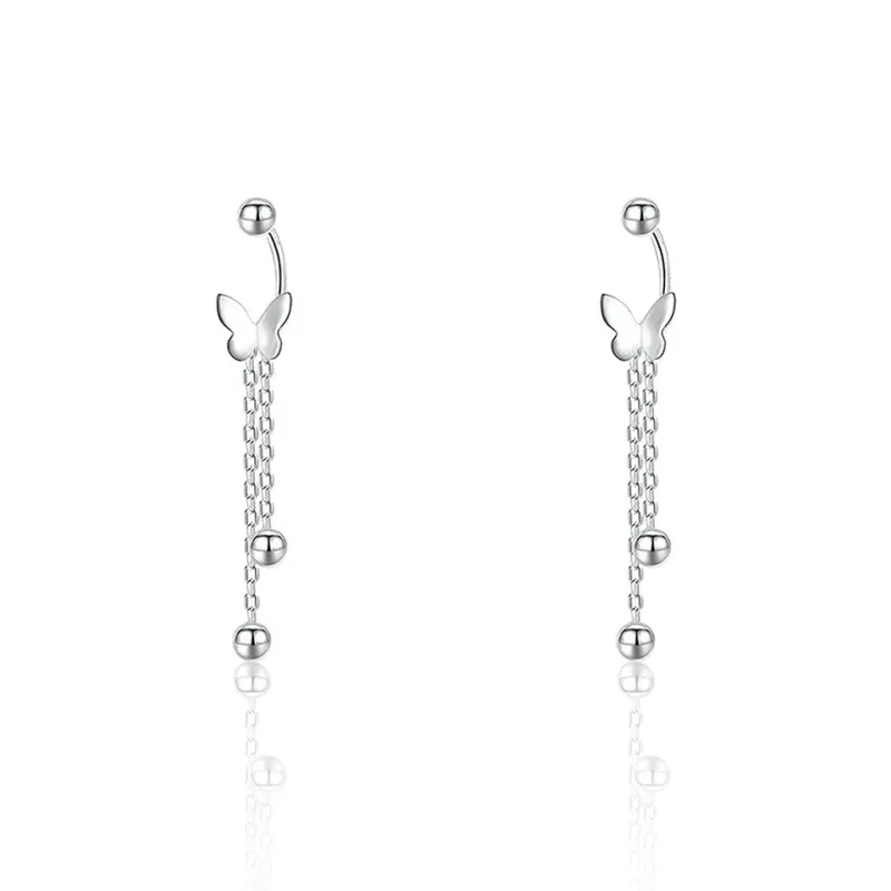 AIDIER S999 Fine Silver Earrings Women's-0
