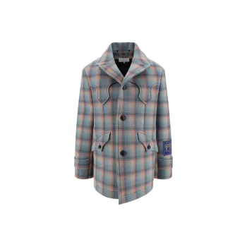Maison Margiela Pendleton Wool Coat