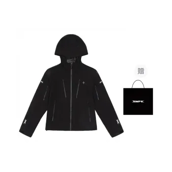 SMFK Velvet feel Coat Unisex Wilderness Black