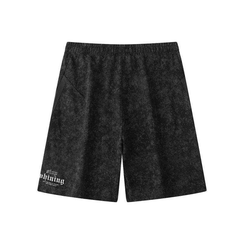 JIANWANG Casual Shorts Unisex Black-1