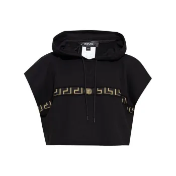VERSACE Short Sleeved Drawstring Hoodie