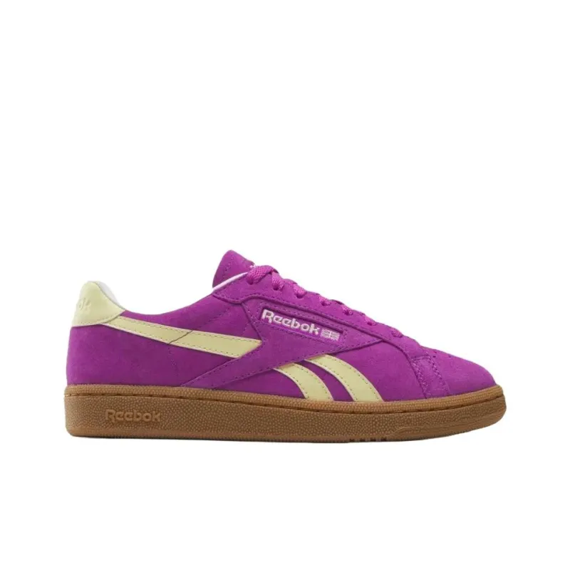 Reebok Women's Club C Grounds Uk 'Purple Rave Bleached Yellow'-1