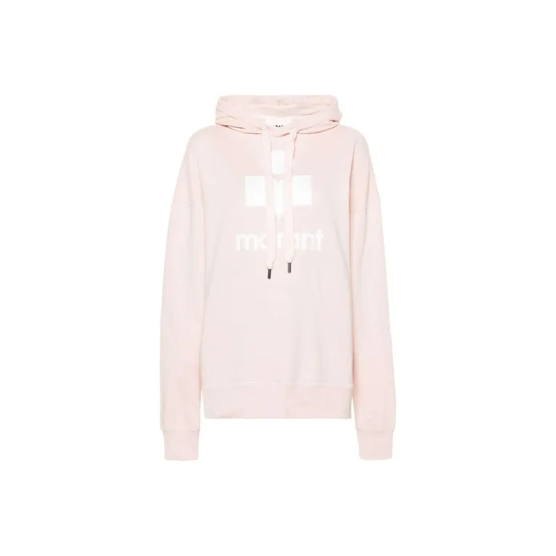 ISABEL MARANT ETOILE Mansel Logo Printed Drawstring Hoodie-0