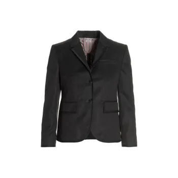 THOM BROWNE Single breasted Wool Blazer