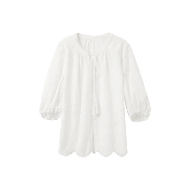 3COLOUR Shirt Women's Cloud White-0