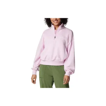 Columbia Marble Canyon™ French Terry Quarter Zip Pullover Sweatshirt Women's Pink