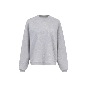Ariseism Solid Color Crew Neck Pullover Sweatshirt Fall And Winter New Arrival Top Women's