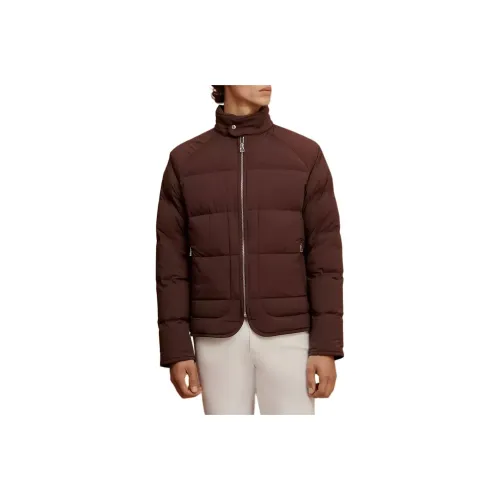 HERMES Equestrian Outfit Men's Dark Red