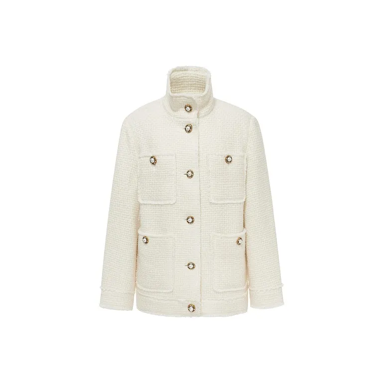 D'zzit Coats Women's White-0