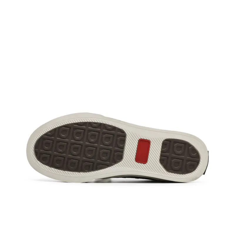 Angelmi Slip Resistant And Abrasion Resistant Coverage Low Top Skateboard Shoes Men's Khaki-4