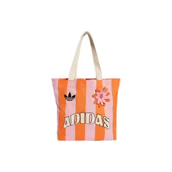 Adidas Cotton Shoulder Bag Unisex Half Pink Spark & Half Sun Orange