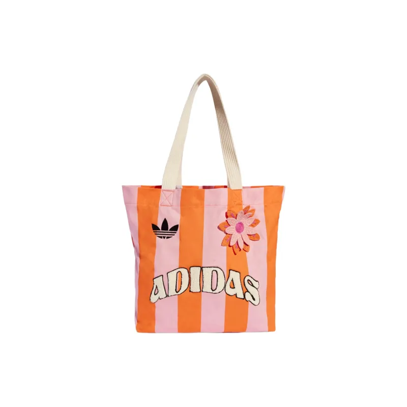 Adidas Cotton Shoulder Bag Unisex Half Pink Spark & Half Sun Orange-0
