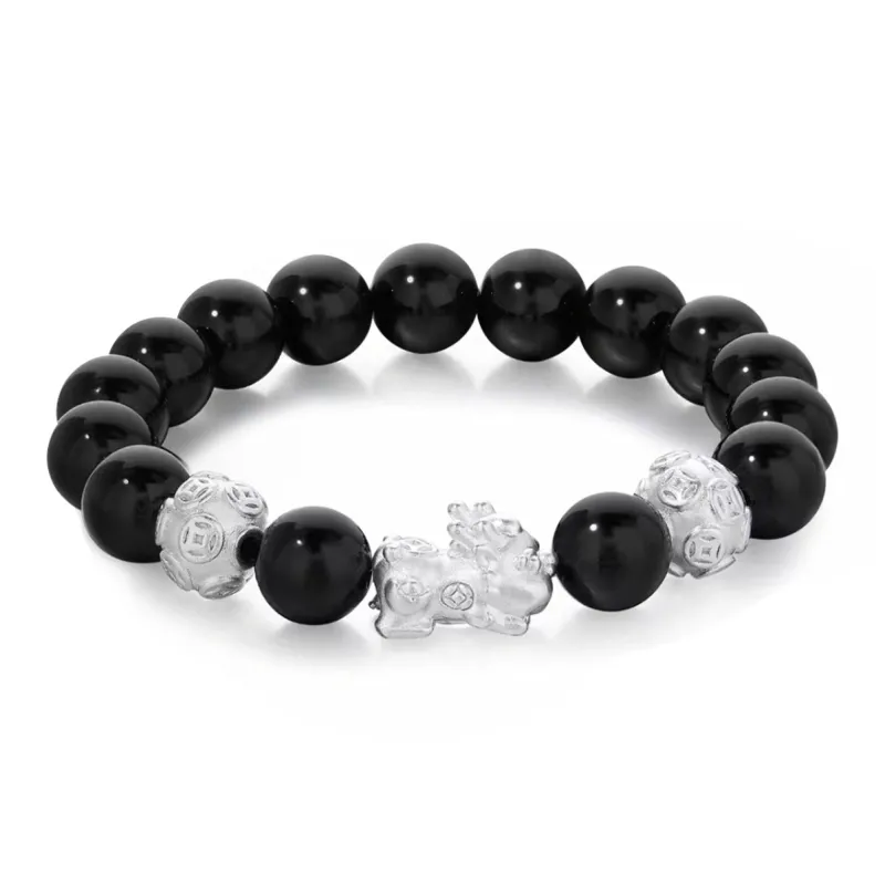 ZKY Obsidian Jade Bracelets Unisex-0