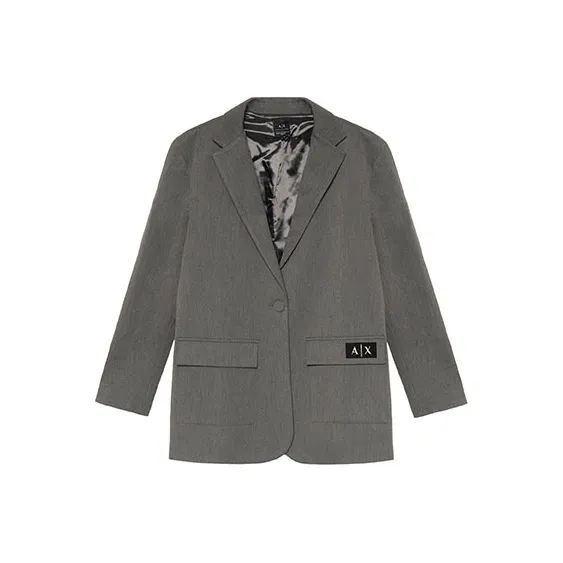 ARMANI EXCHANGE Business Suit Women's Gray-0