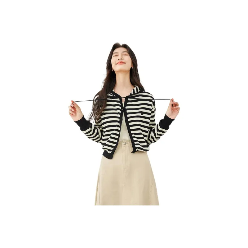 VIMLY Knitwear Women's Black White-0