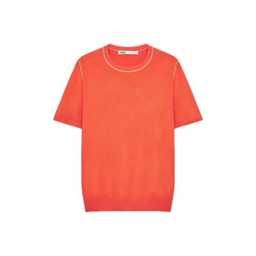 ZARA Knitwear Women's Orange