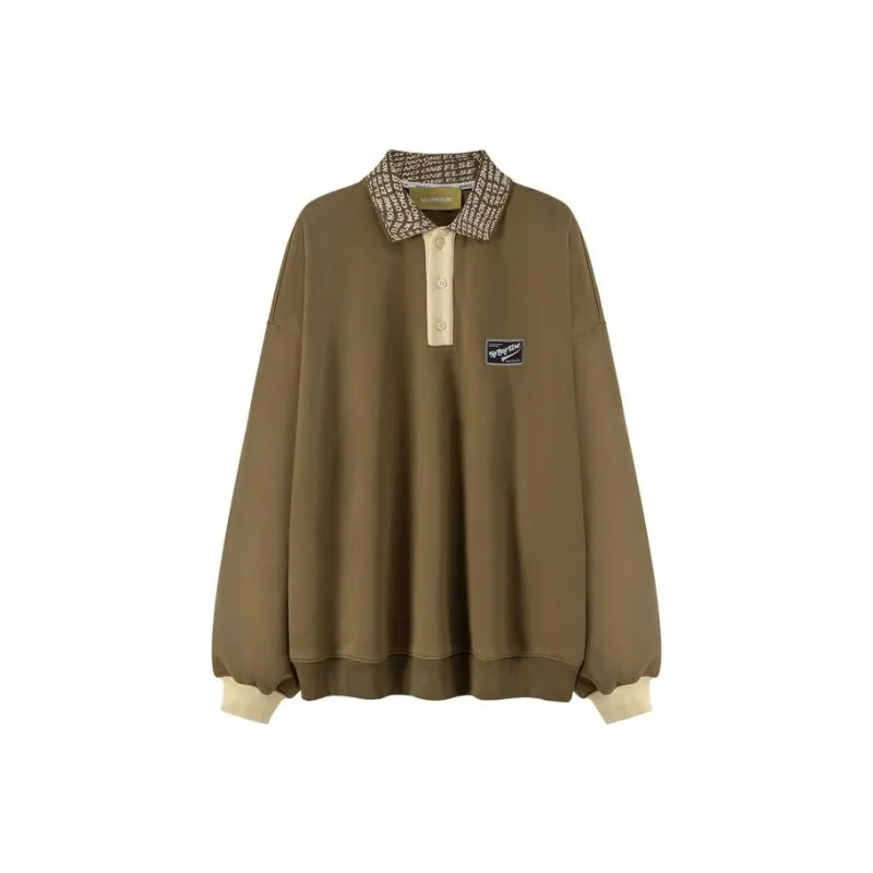 NO ONE ELSE Sweatshirt Unisex Mustard Green-0