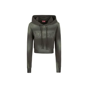 DIESEL F Slimmy Cropped Drawstring Hoodie