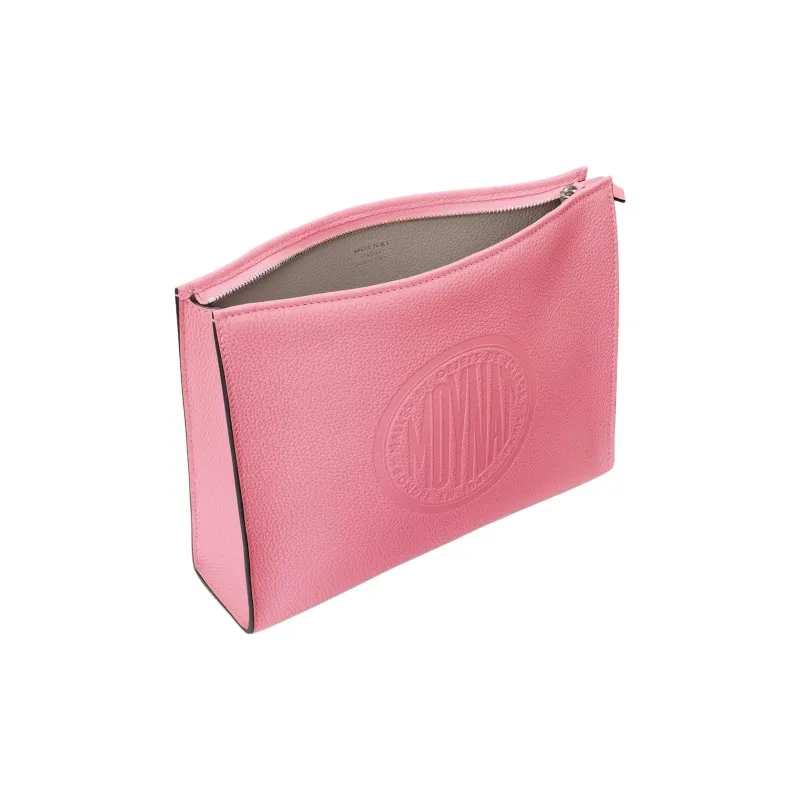 Moynat Taurillon Blush Cow Leather Clutch Women's Pink-1