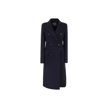 SportMax Double Breasted Long Sleeved Coat