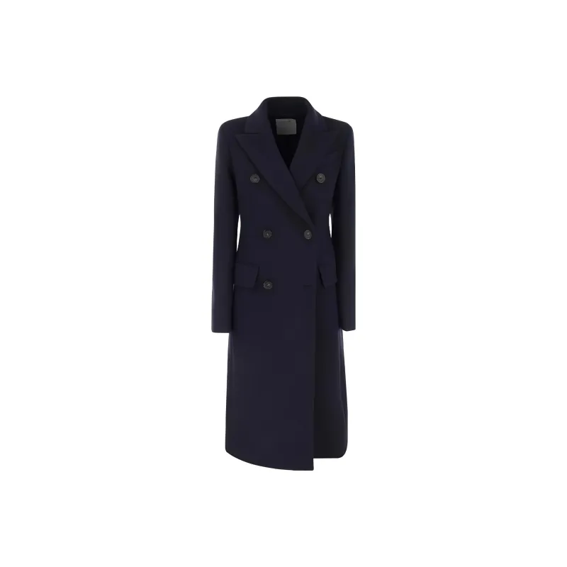 SportMax Double Breasted Long Sleeved Coat-0