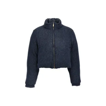 THOM BROWNE Herringbone Reversible Down Jacket