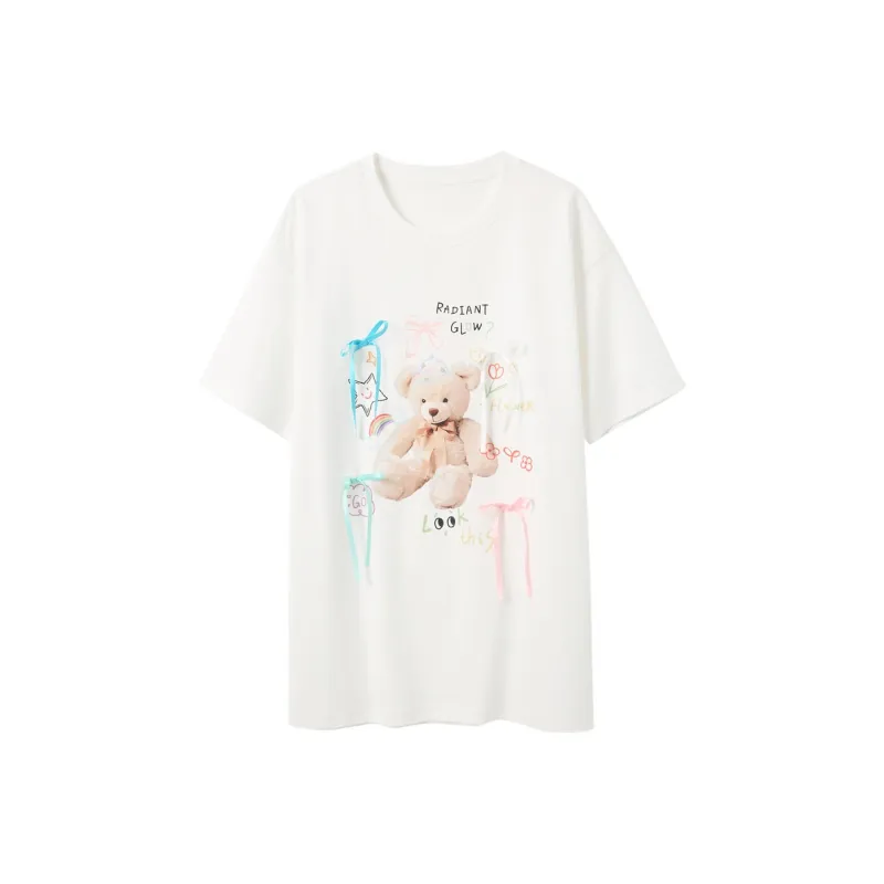 3COLOUR T Shirt Women's Cloud White-0